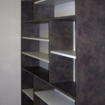 libreria laminato bicolore